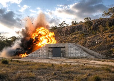 Mt Stuart Training Area Blast Walls